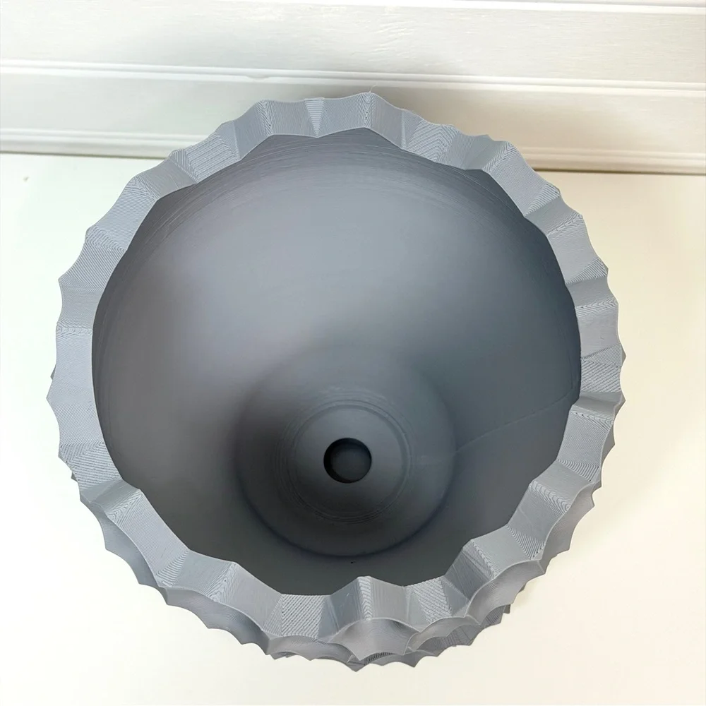 Bane Planter, Indoor Flower Pot, Tabletop Planter, Sculpted Geometric Pattern